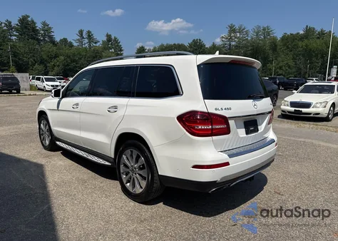 2018 Mercedes-Benz Gls 450 4Matic z USA, uszkodzony, nr VIN 4JGDF6EE1JB153365